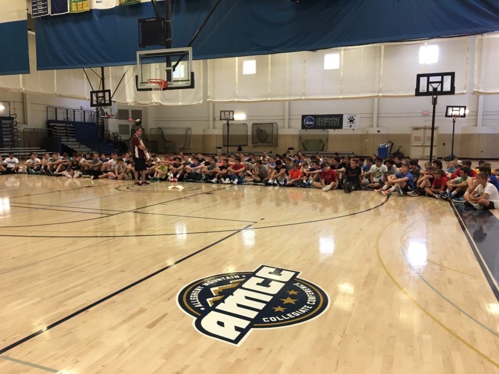 Gview first day Grandview Basketball Camp